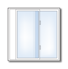 single slider window